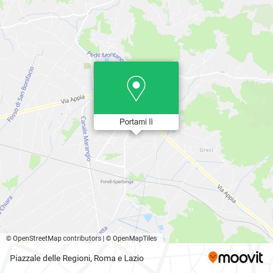 Mappa Piazzale delle Regioni