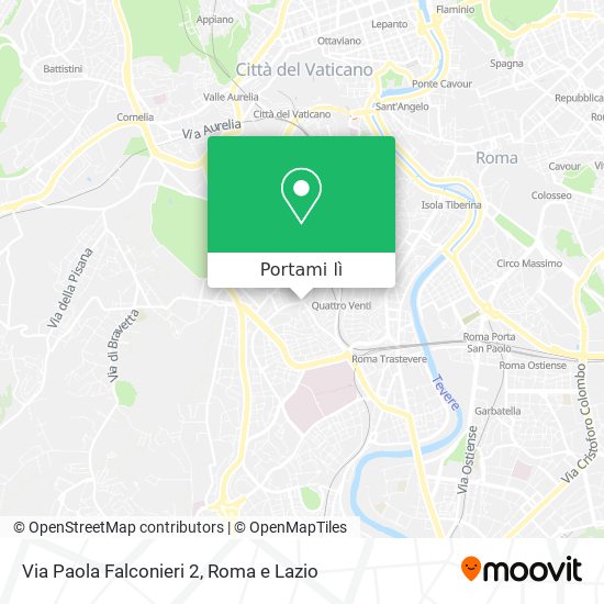 Mappa Via Paola Falconieri 2