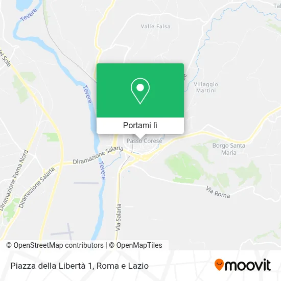 Mappa Piazza della Libertà 1