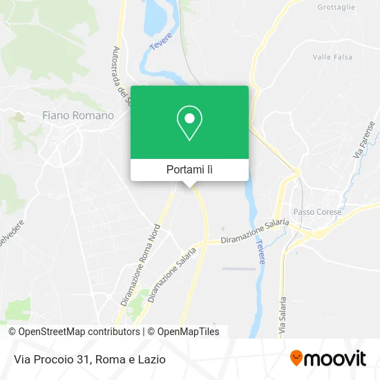 Mappa Via Procoio 31