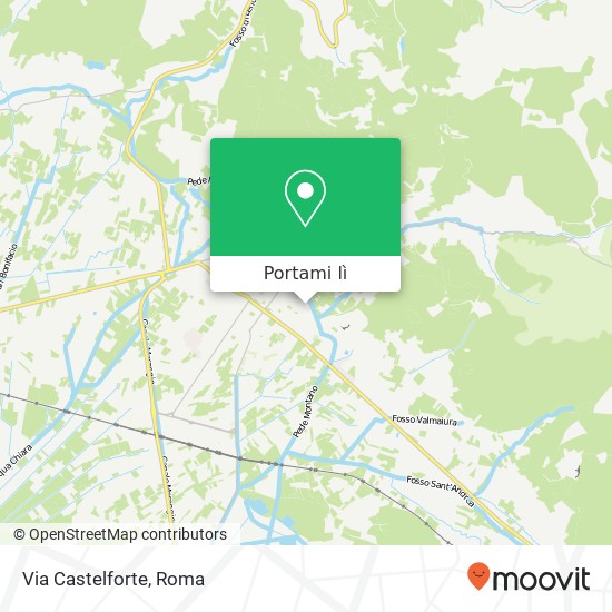 Mappa Via Castelforte