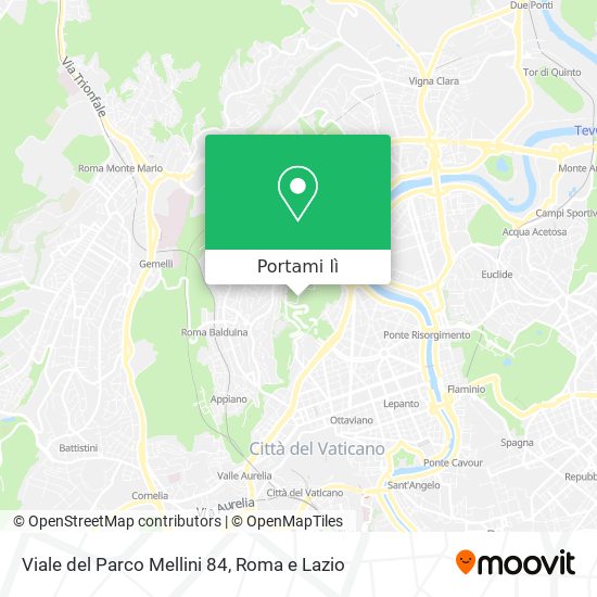 Mappa Viale del Parco Mellini 84