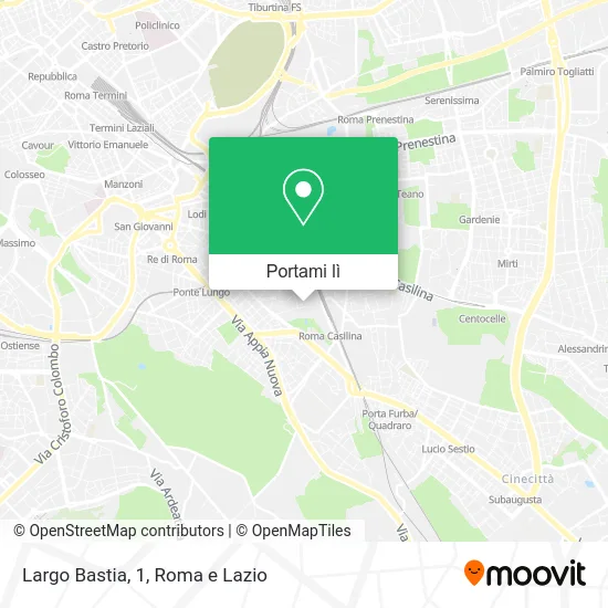 Mappa Largo Bastia, 1