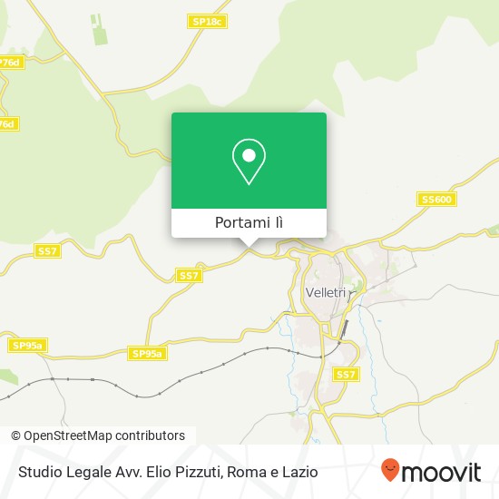 Mappa Studio Legale Avv. Elio Pizzuti