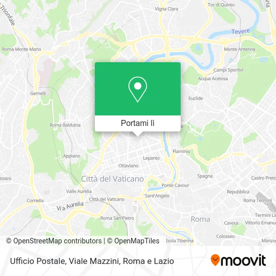 Mappa Ufficio Postale, Viale Mazzini