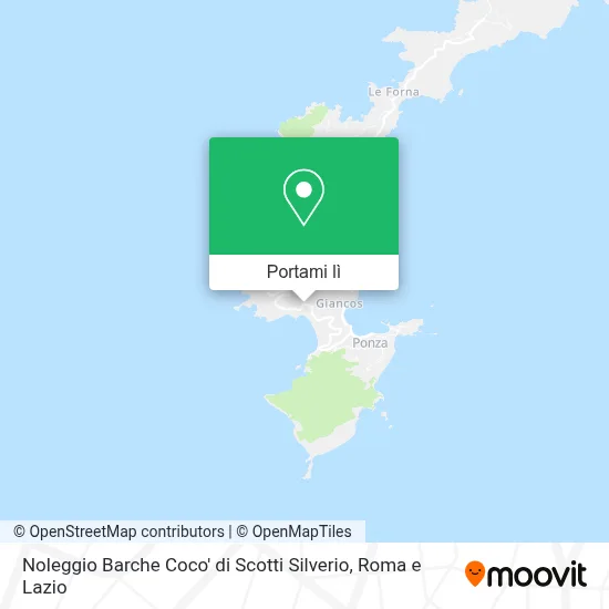Mappa Noleggio Barche Coco' di Scotti Silverio