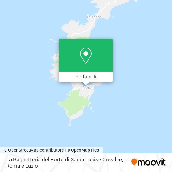 Mappa La Baguetteria del Porto di Sarah Louise Cresdee