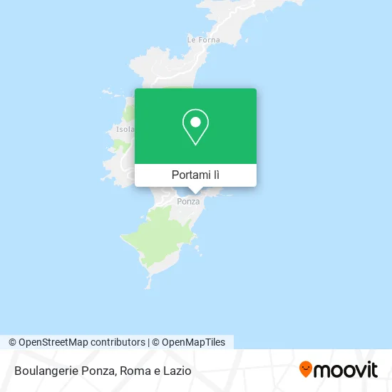Mappa Boulangerie Ponza