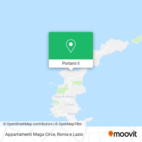 Mappa Appartamenti Maga Circe