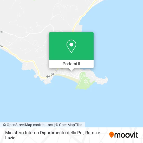 Mappa Ministero Interno Dipartimento della Ps.