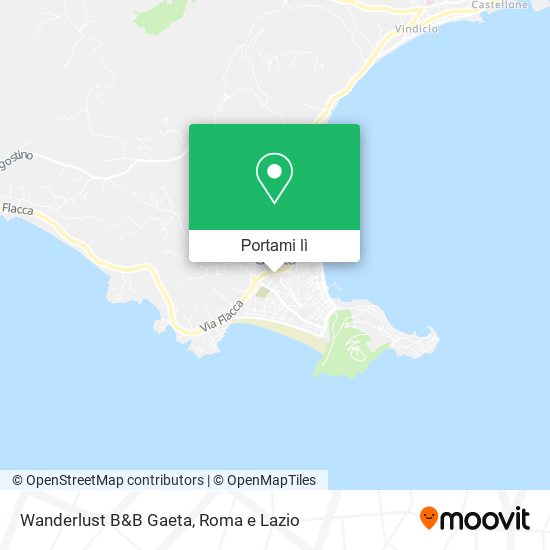 Mappa Wanderlust B&B Gaeta