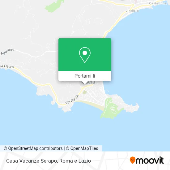 Mappa Casa Vacanze Serapo