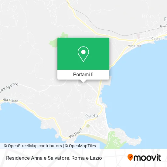 Mappa Residence Anna e Salvatore