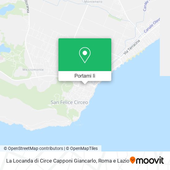 Mappa La Locanda di Circe Capponi Giancarlo