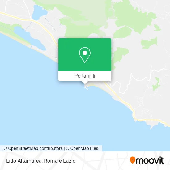 Mappa Lido Altamarea