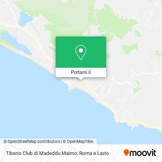 Mappa Tiberio Club di Madeddu Maimo