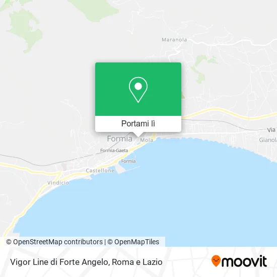 Mappa Vigor Line di Forte Angelo