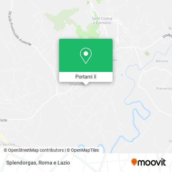 Mappa Splendorgas