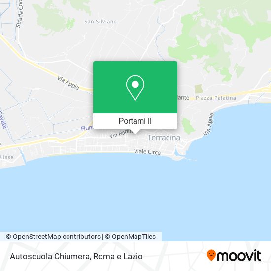 Mappa Autoscuola Chiumera