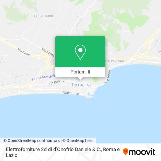 Mappa Elettroforniture 2d di d'Onofrio Daniele & C.