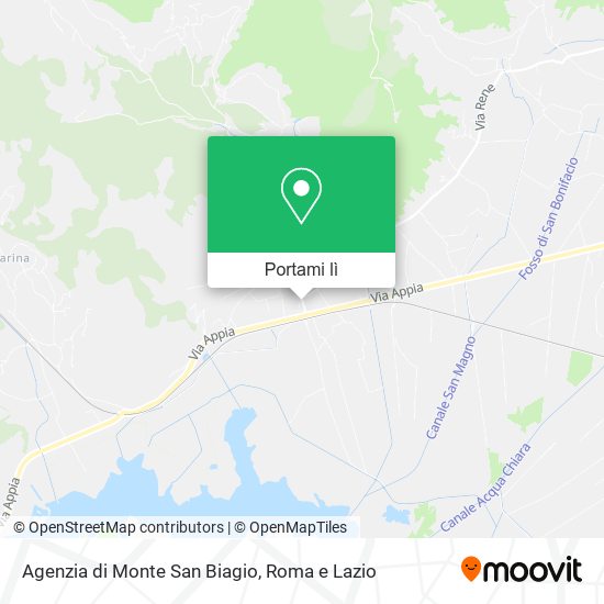 Mappa Agenzia di Monte San Biagio