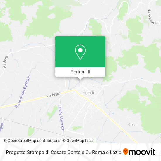 Mappa Progetto Stampa di Cesare Conte e C.