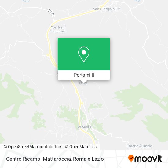 Mappa Centro Ricambi Mattaroccia