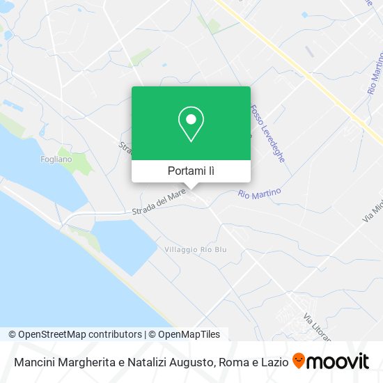 Mappa Mancini Margherita e Natalizi Augusto