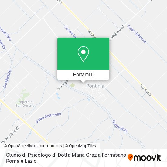 Mappa Studio di Psicologo di Dotta Maria Grazia Formisano