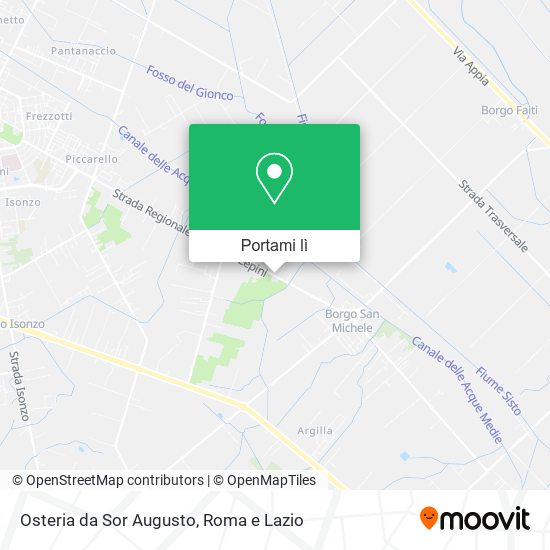 Mappa Osteria da Sor Augusto