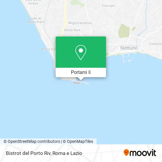 Mappa Bistrot del Porto Riv