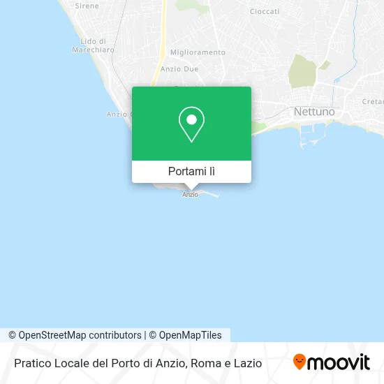 Mappa Pratico Locale del Porto di Anzio