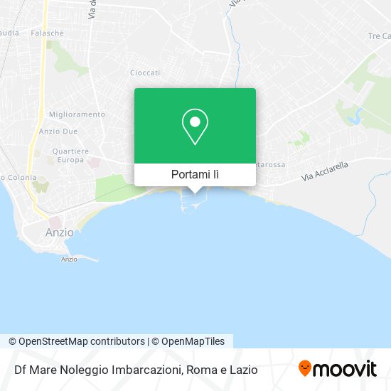 Mappa Df Mare Noleggio Imbarcazioni