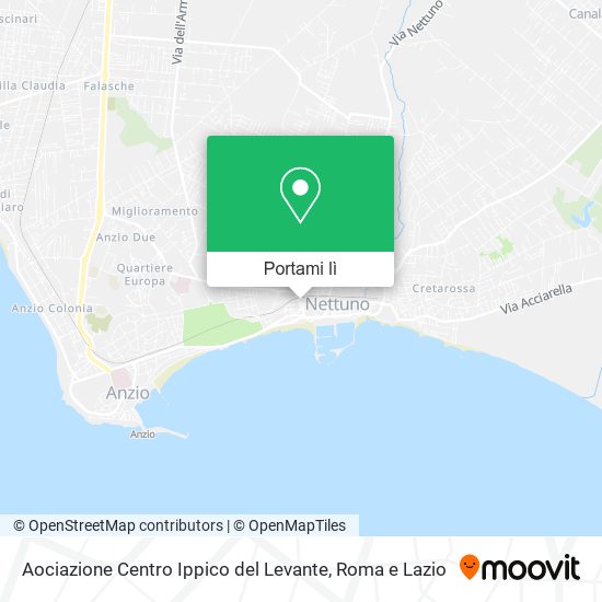 Mappa Aociazione Centro Ippico del Levante