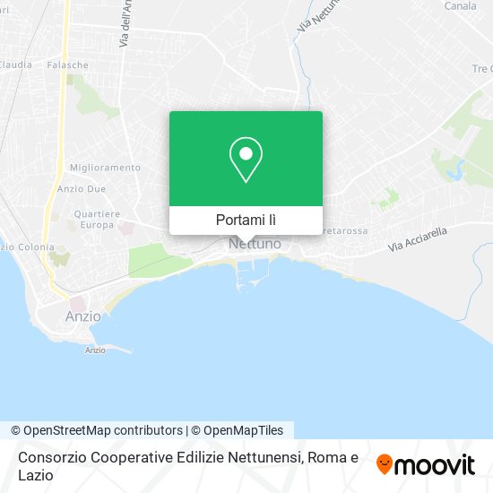 Mappa Consorzio Cooperative Edilizie Nettunensi