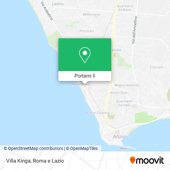 Mappa Villa Kinga