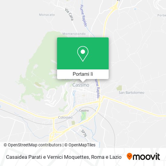 Mappa Casaidea Parati e Vernici Moquettes
