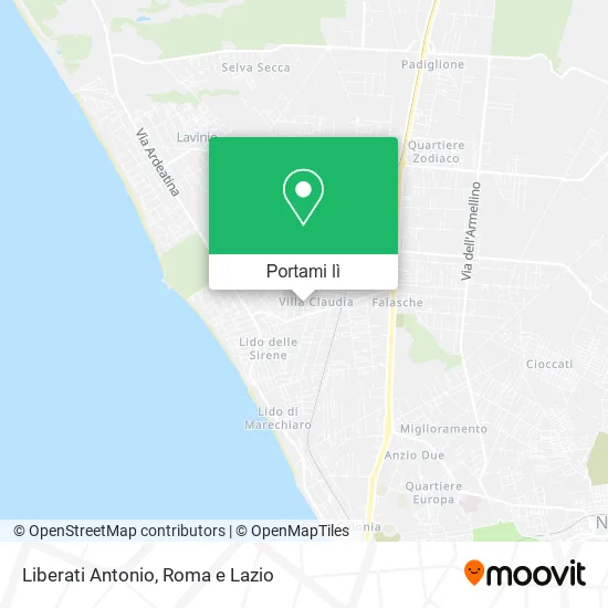 Mappa Liberati Antonio