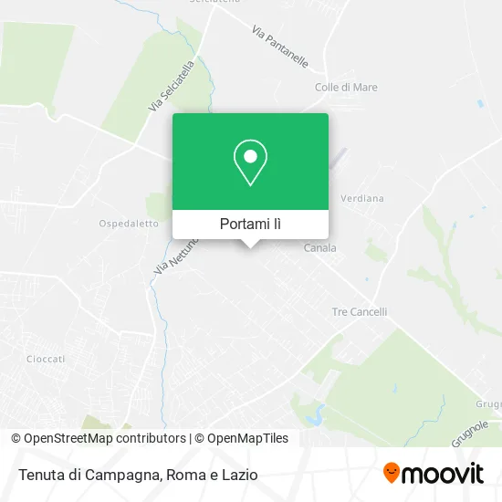 Mappa Tenuta di Campagna