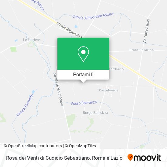Mappa Rosa dei Venti di Cudicio Sebastiano