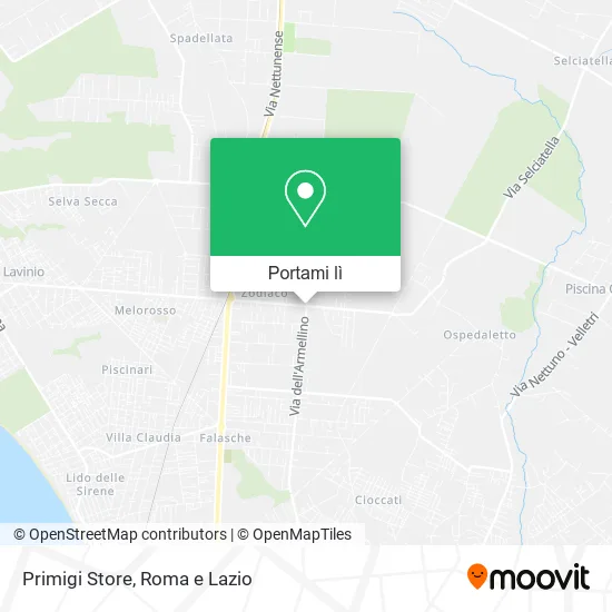 Mappa Primigi Store