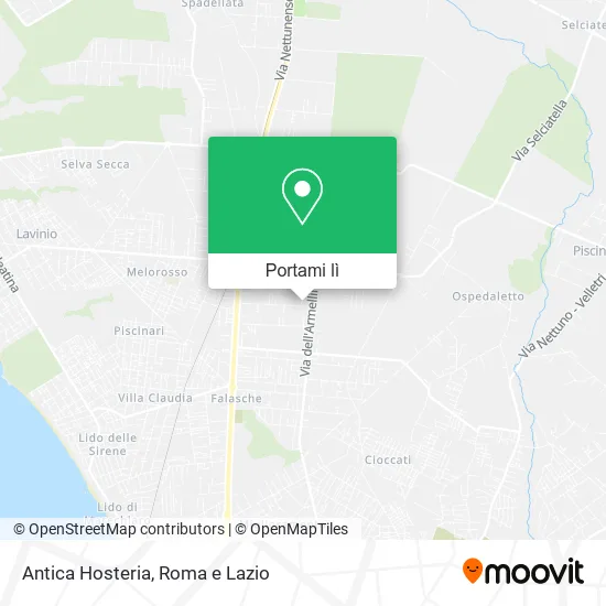 Mappa Antica Hosteria