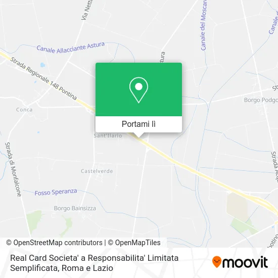 Mappa Real Card Societa' a Responsabilita' Limitata Semplificata