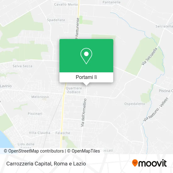 Mappa Carrozzeria Capital
