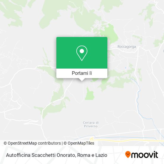 Mappa Autofficina Scacchetti Onorato