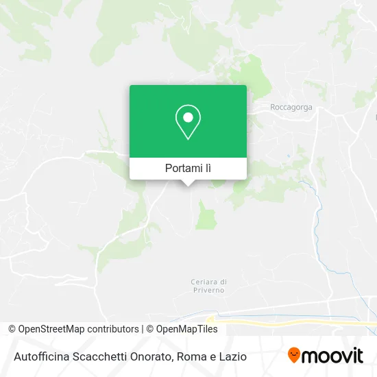 Mappa Autofficina Scacchetti Onorato