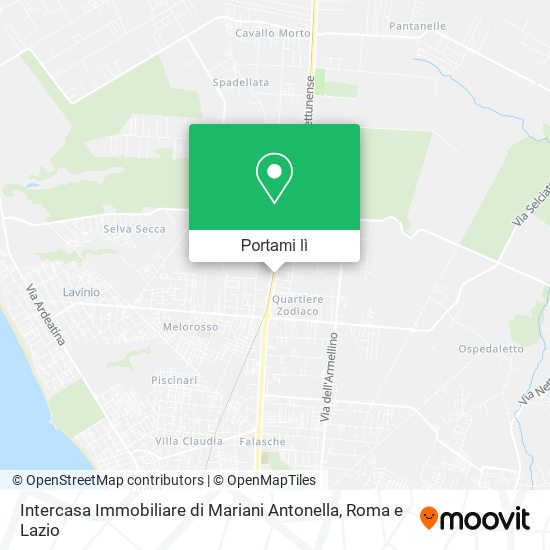 Mappa Intercasa Immobiliare di Mariani Antonella