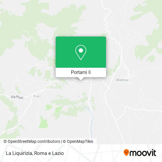 Mappa La Liquirizia