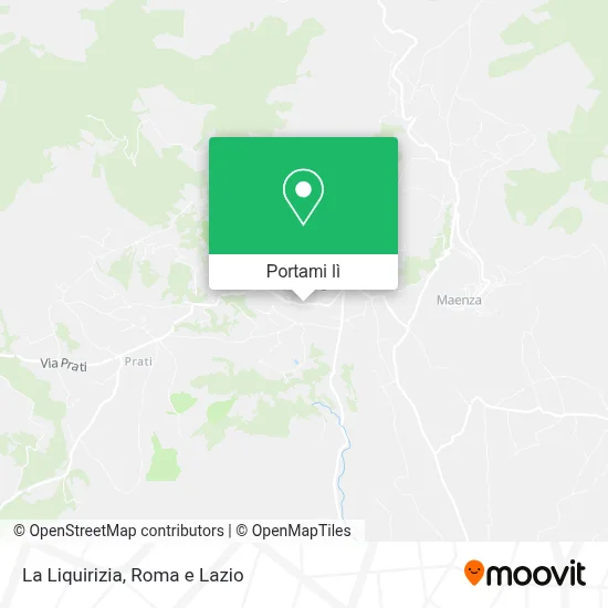 Mappa La Liquirizia