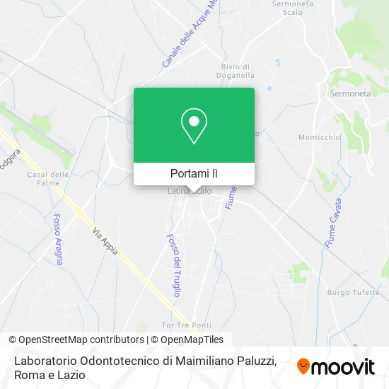 Mappa Laboratorio Odontotecnico di Maimiliano Paluzzi
